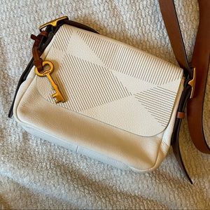 Fossil Leather Crossbody Bag